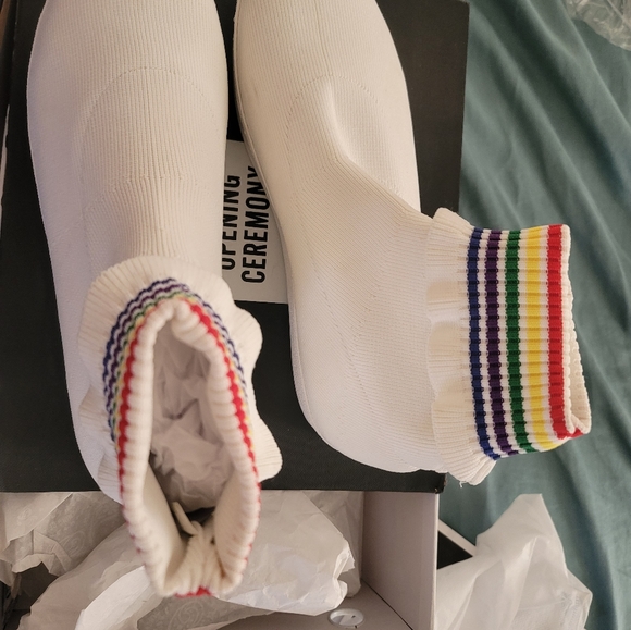 Opening Ceremony Bobby Slip-Ons "Pride" Sneakers Sz 41 Ret:$250.00 - Picture 7 of 12